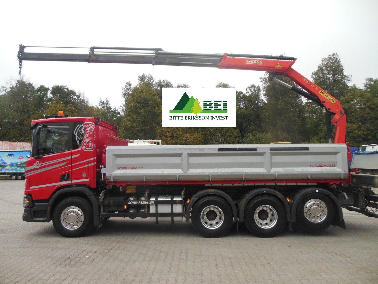 Scania R580 R 580,8X4,Kipper,Bordmatic,Palfinger PK 19.001 / 22