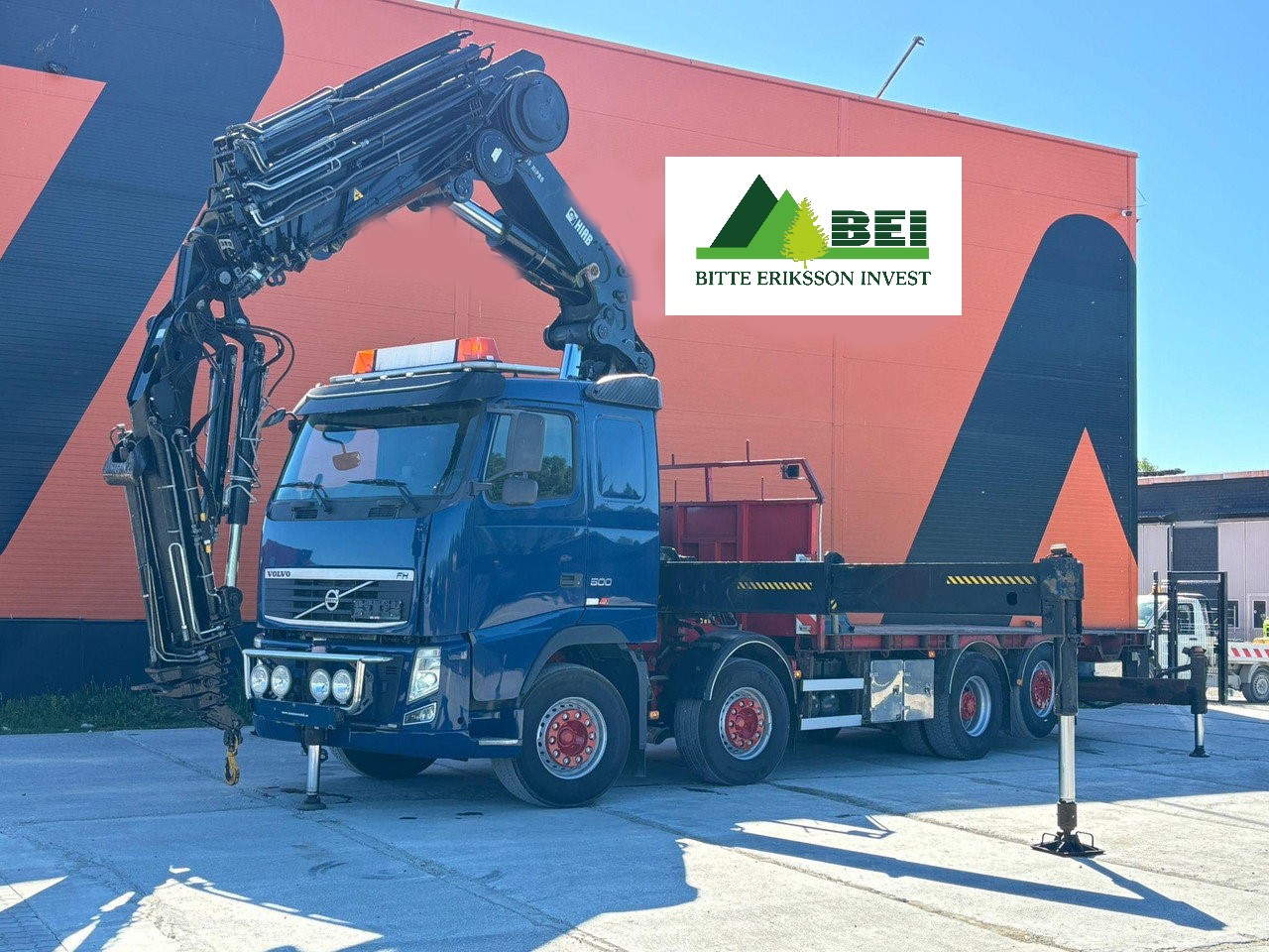Volvo FH 500 8x2 Hiab 855E-8 + JIB 145X5 / 4