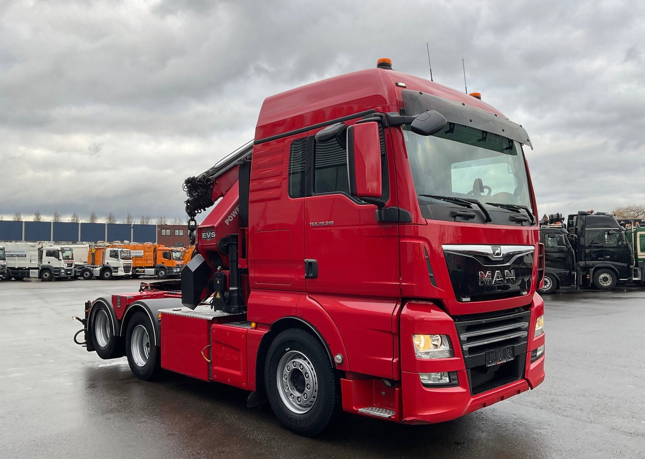 MAN TGX 28 28.510 HMF 50 Tonmeter laadkraan + Fly-Jib 6x2 / 1