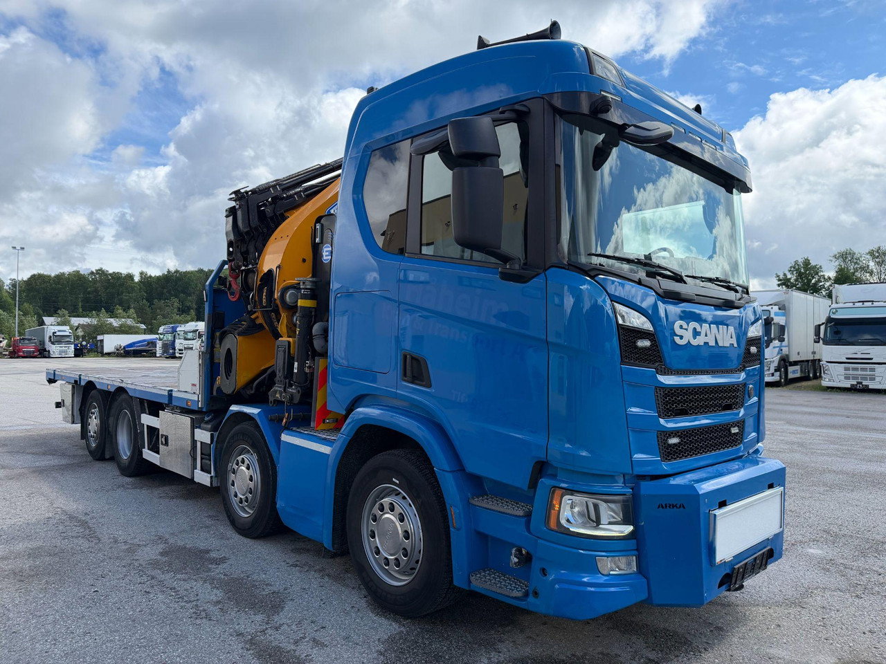 Scania R 500 8X2 Euro6 + Effer68.5 + JIB + Retarder + Winch / 4