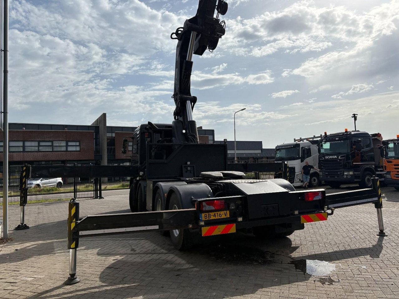 MAN TGA 41.430 + Hiab 800 6x + 5x JIB Winch + 8X4 + Remote /1