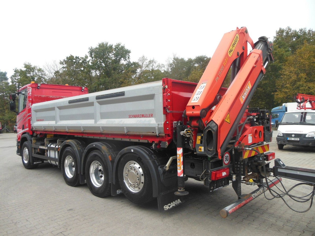 Scania R580 R 580,8X4,Kipper,Bordmatic,Palfinger PK 19.001 / 22