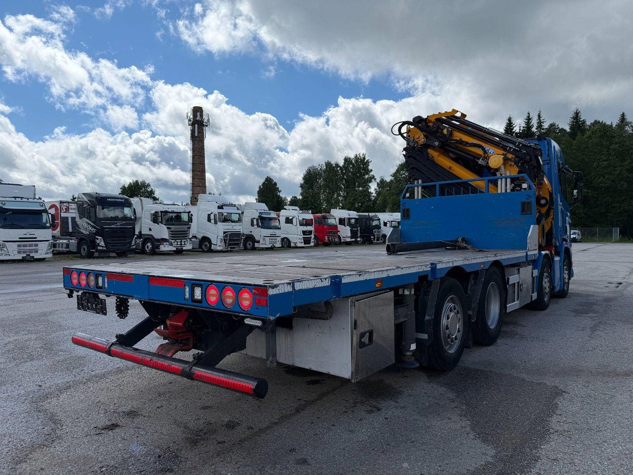 Scania R 500 8X2 Euro6 + Effer68.5 + JIB + Retarder + Winch / 4
