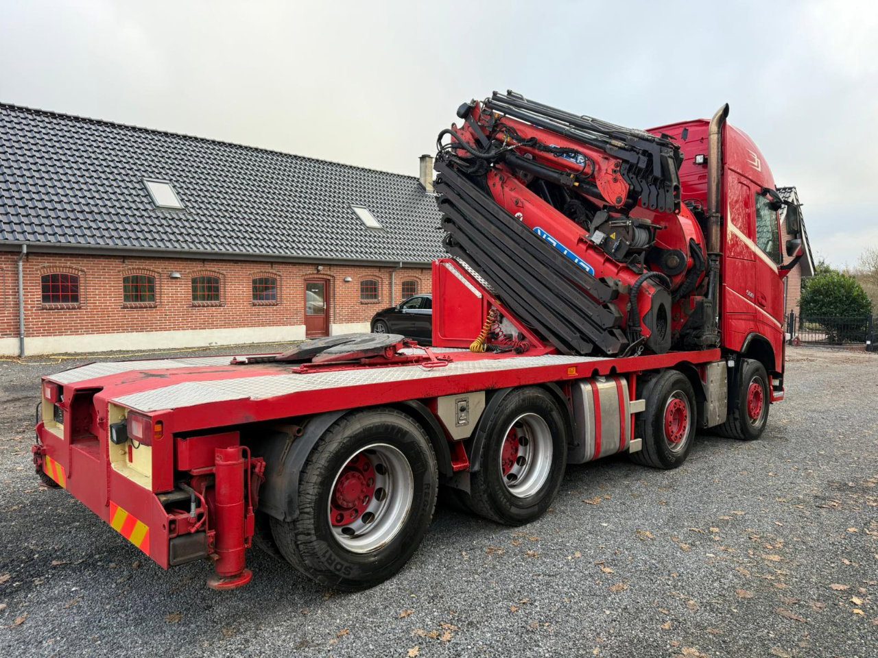 Volvo FH 500 8x4 SZM Kran Effer 850 Fly Jip Winch / 2