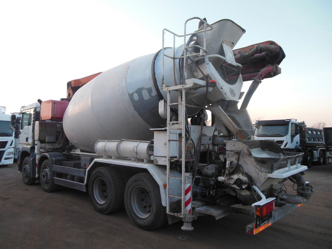 MAN TGA 35 35.410, 8x4, MIX + Pumpe 24M / 22