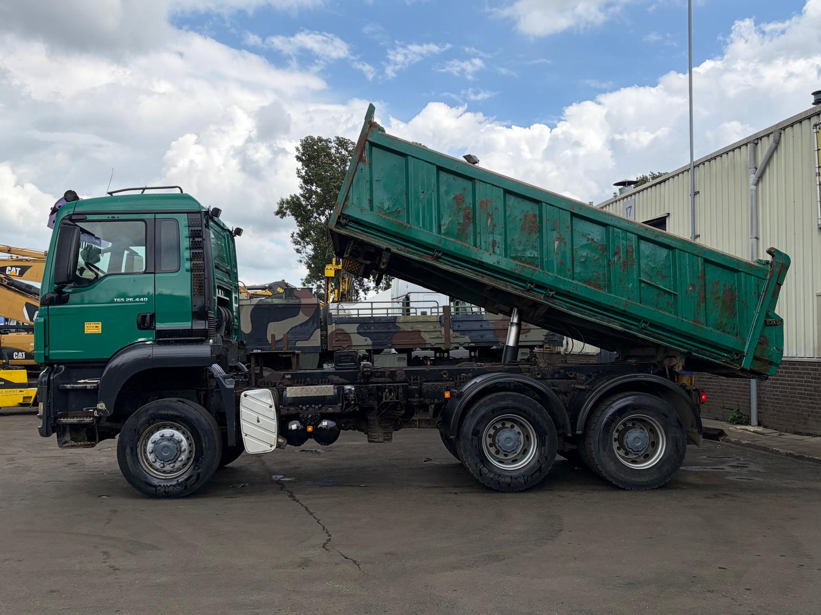 MAN TGS 26.440 Kipper 6x6 Full Steel Suspension Manual Gearbox Big Axles / 1