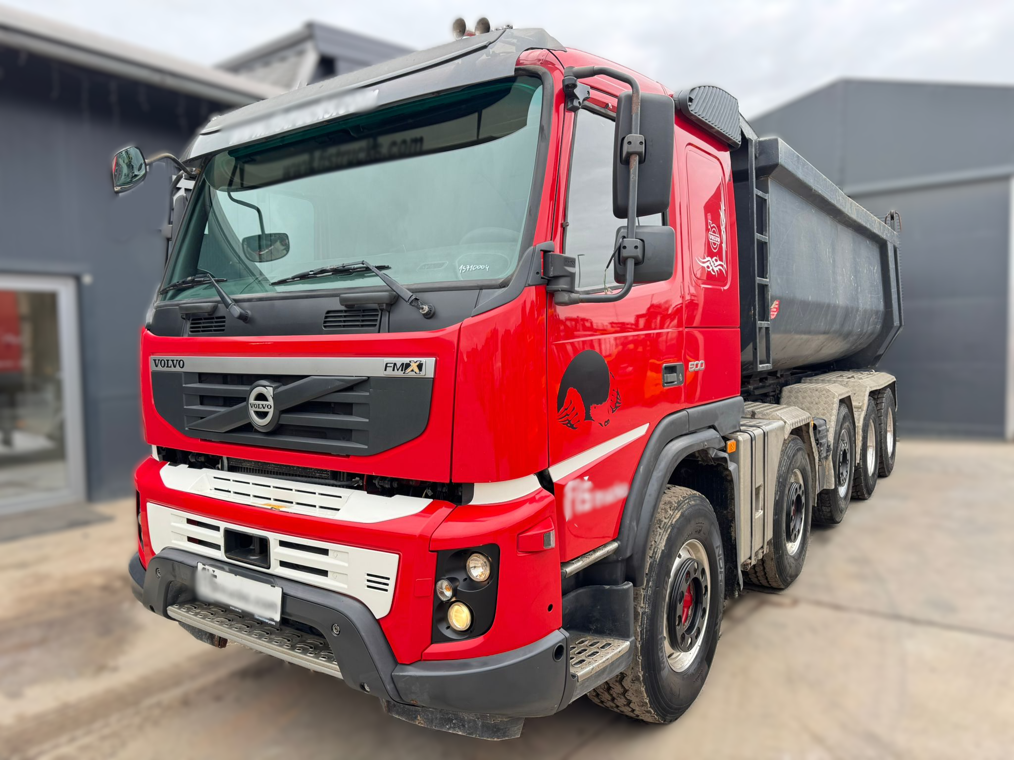 Volvo FMX 500 10x4 mulda tipper - lifting axle - Retarder / 23