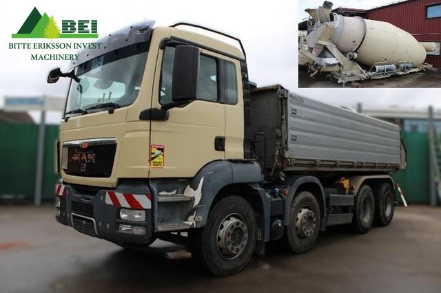 MAN TGS 35.400 8x4 - Kipper / Betonmixer Nr. 954 / 8x4 / 2