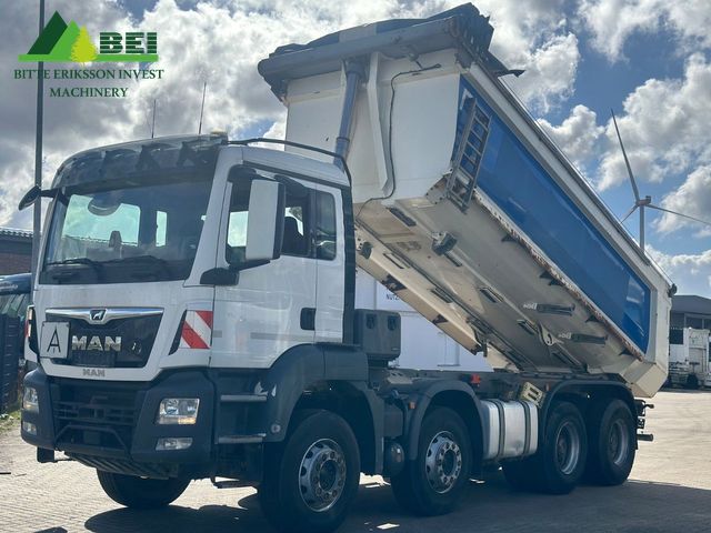MAN TGS 35.420 8x4BB Muldenkipper Schmitz Stahl / 8x4 / 2