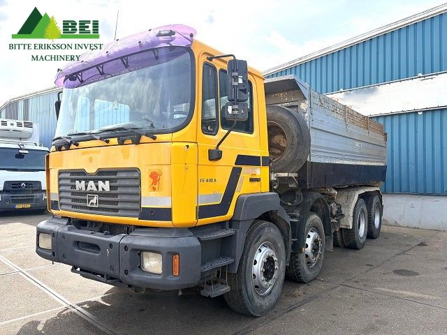 MAN FE 410A 8x4 Full Steel Kipper ZF16 Manual Gearbox / ZF-Intarder / Full Steel Suspension / Reduction Axles / Airconditioning / 8x4 / 1
