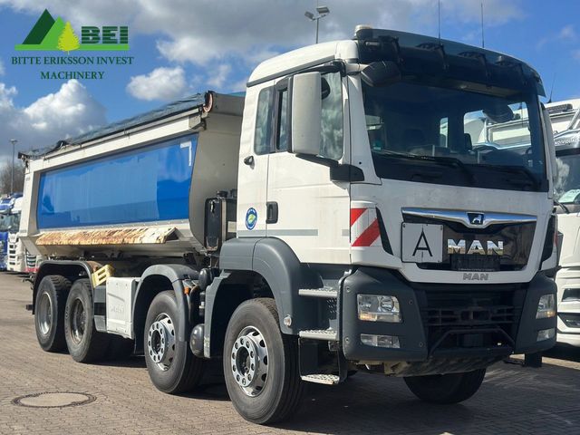 MAN TGS 35.420 8x4BB Muldenkipper Schmitz Stahl / 8x4 / 2