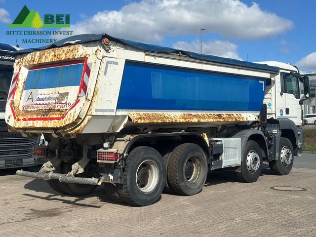 MAN TGS 35.420 8x4BB Muldenkipper Schmitz Stahl / 8x4 / 2