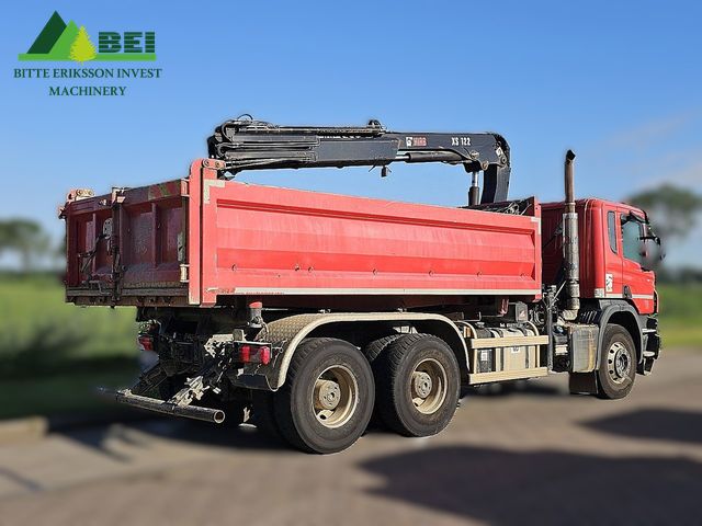 Scania P410 Hiab XS122 6x4 / 1